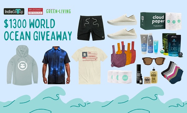 IndieGetup World Oceans Day Giveaway 2021