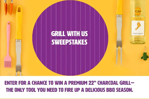 Barefoot Grill With Us Sweepstakes: Win Free Charcoal Grill