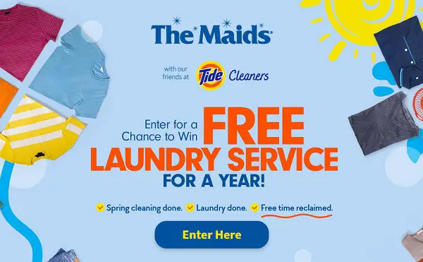 The Maids Free Laundry Sweepstakes