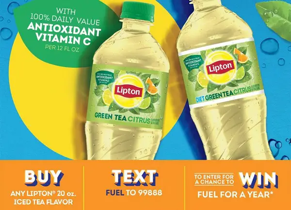 Lipton Fuel For A Year Sweepstakes 2021
