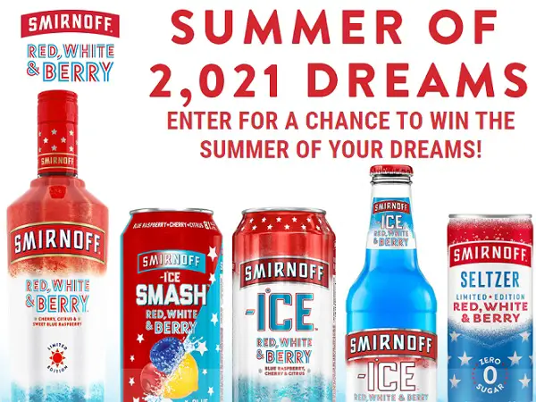 Smirnoff 2,021 Summer Dreams Sweepstakes