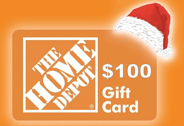 $100 Home Depot Gift Card Giveaway