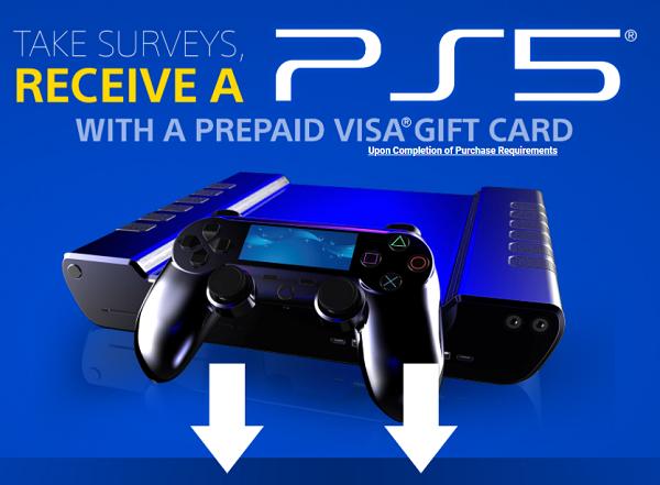 Win a Prepaid Visa Gift Card to Purchase the New PS5!