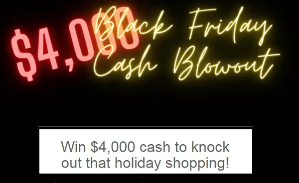 $4000 Holiday Cash Giveaway