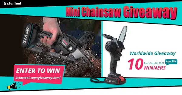 Win 5STARTOOL Mini Cordless Electric Chainsaw! (10 Winners)