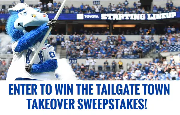 Win Tickets and Trip for Indianapolis Colts Game!