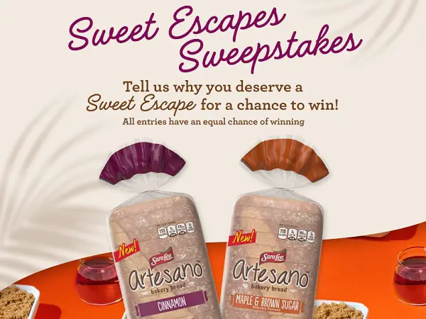 Artesano Sweet Escapes Sweepstakes: Win $5000 Cash for Vacation