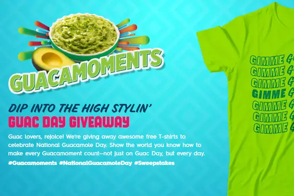 2021 Avocados from Mexico Guac Day Sweepstakes