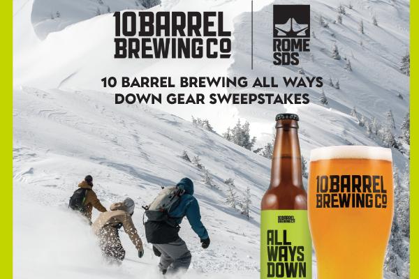 10 Barrel Brewing All Ways Down Gear Sweepstakes