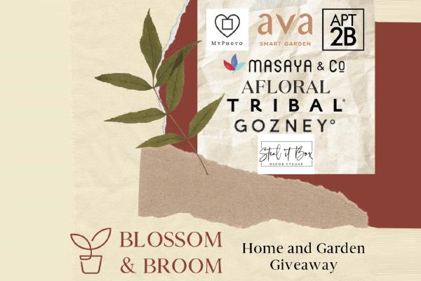 Blossom and Bloom 2021 September Home and Garden Giveaway