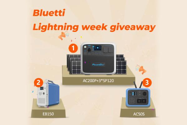 Bluetti Lightning Week Giveaway