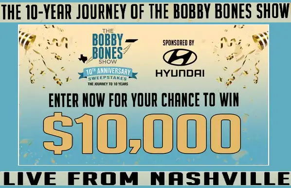 Bobby Bones Show Cash Giveaway: Win $10,000 Free Cash Prize