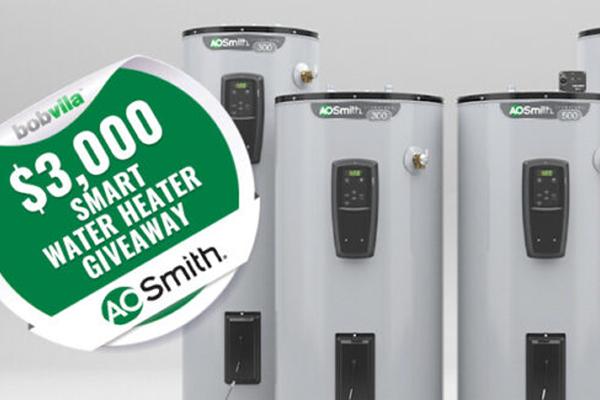 Win $3,000 Bob Vila’s Smart Water Heater