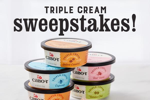 Triple Cream Sweepstakes: Win a $25 Triple Cream Gift Box