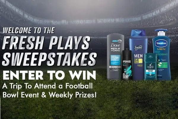 CBS Sports Unilever Fresh Plays Sweepstakes: Win a Free Trip, Cash Prize & Gift Cards