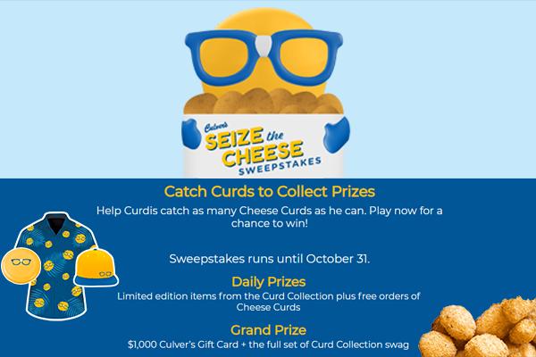 The Cheese Instant Win Game and Sweepstakes