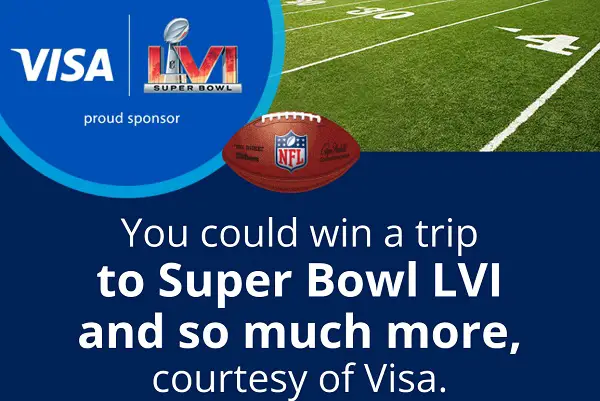 Visa 2021 Big Game NFL Sweepstakes: Win A Super Bowl LVI Trip