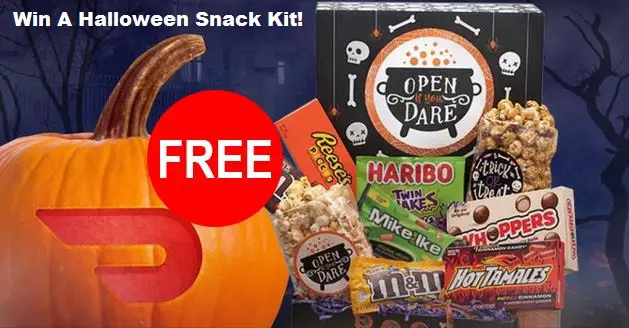 Doordash Halloween 2021 Fooji Sweepstakes: Win Free Candy Box and A $25 Gift Card