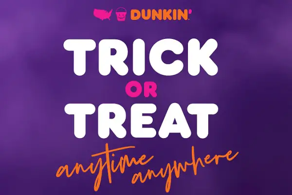 Dunkin’ Halloween Instant Win Game On Dunkindoor.com