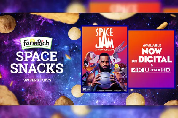 Farmrich Space Snacks Sweepstakes: Win Gaming Console, Snacks, Bag & More