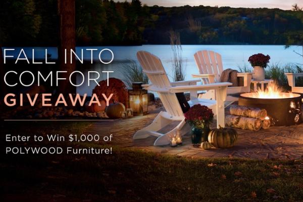 Fall into Comfort Giveaway: Win $1k of Polywood's Furniture