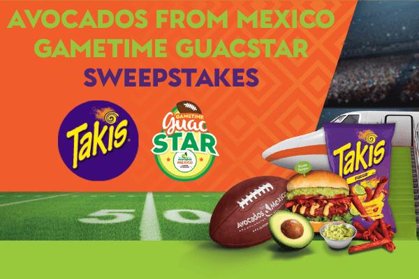 Avocados from Mexico - Gametime Guacstar Sweepstakes