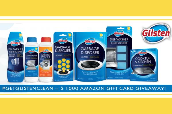 Get Glisten Clean $1000 Gift Card Giveaway