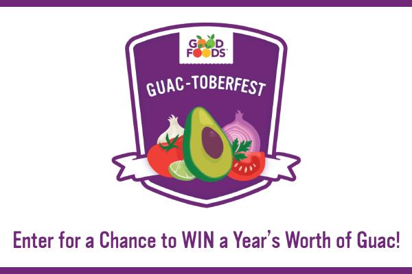 Win Free Guacamole for a Year & $100 Visa Gift Card