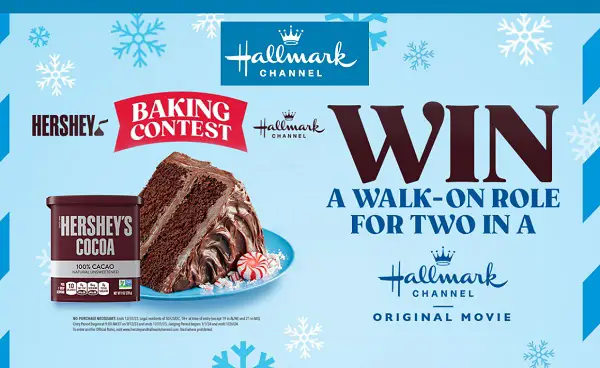 Hershey and Hallmark Channel's Baking Contest: Win a Trip to a Film Location & Free Bakeware