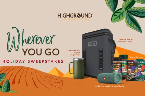 Highground Wherever You Go 2021 Sweepstakes