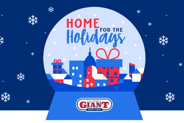The California Giant “Home for the Holidays” Sweepstakes