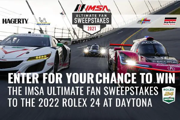 IMSA the Ultimate Fan Experience Sweepstakes