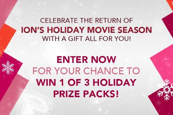 ION Ho-Ho-Holiday Sweepstakes: Win 1 of 3 holiday prize packages