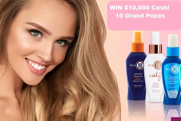 Win $10000 Cash in National Love Your Hair Day Giveaway