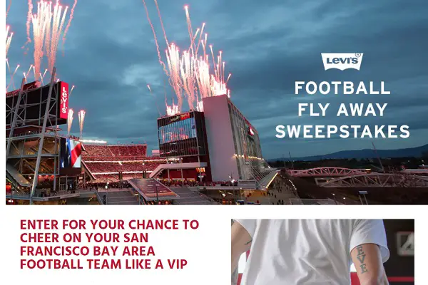 Levi's Football Flyaway Sweepstakes: Win VIP Tickets and A trip to San Francisco