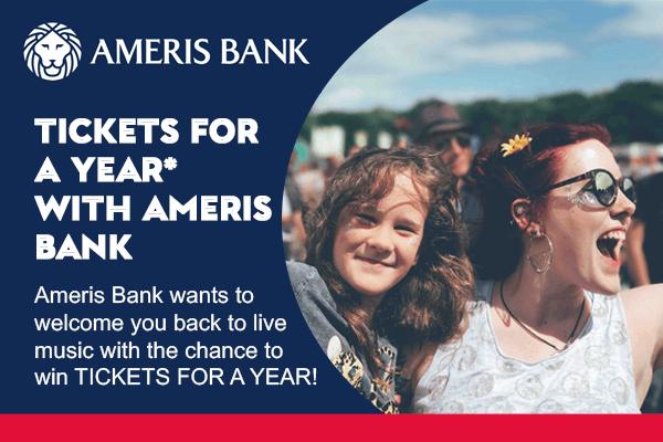 Tickets for a Year with Ameris Bank Sweepstakes