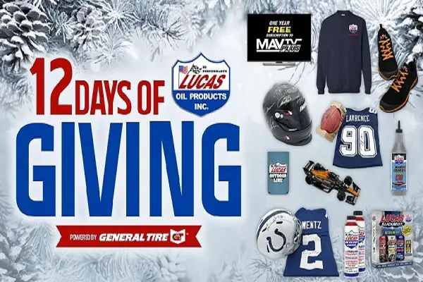 Lucas Oil 12 Days of Giving Giveaway