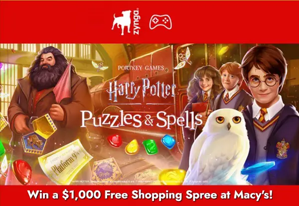 Harry Potter- Puzzles & Spells $1,000 Macy’s Gift Card Giveaway