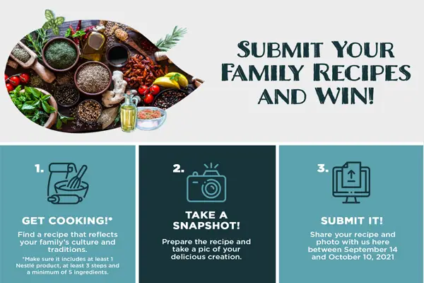 Nestle Recipe Contest: Win a $200 MasterCard for Free