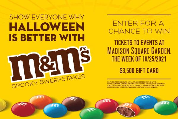 M&M’S Spooky Sweepstakes