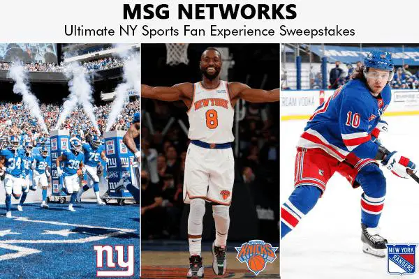 Msg Networks - Ultimate NY Sports Fan Experience Sweepstakes - Limited States