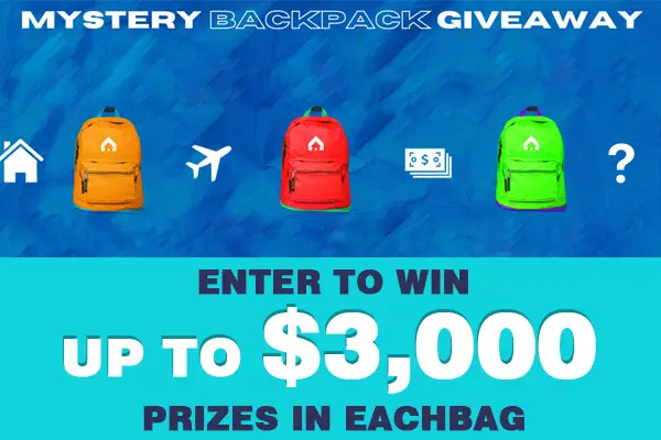 The Mystery Backpack Giveaway - Win up to $3000 Prizes in Each backpack