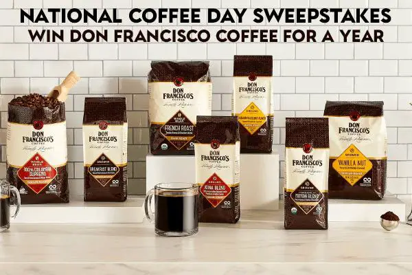 National Coffee Day Sweepstakes: Win Coffee for a Year!