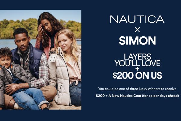 Win Nautica & Simon Gift Cards of $500
