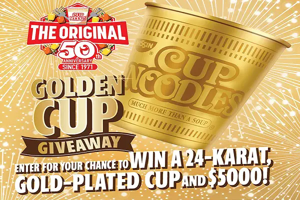 Nissin Foods - The Golden Cup Giveaway (Purchase/Mail-in)