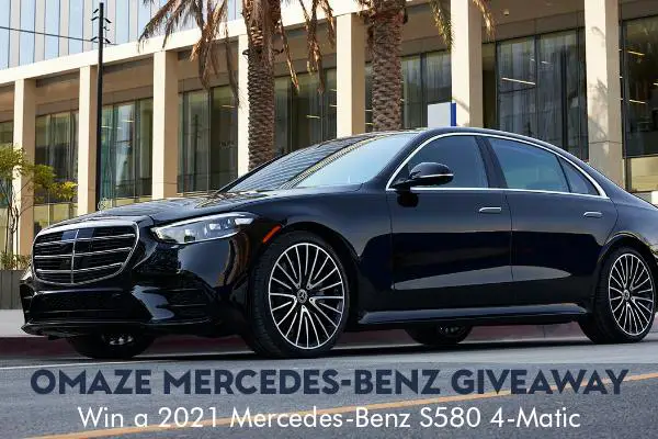 Omaze Mercedes-Benz Giveaway: Win a 2021 Mercedes-Benz S580 4-Matic