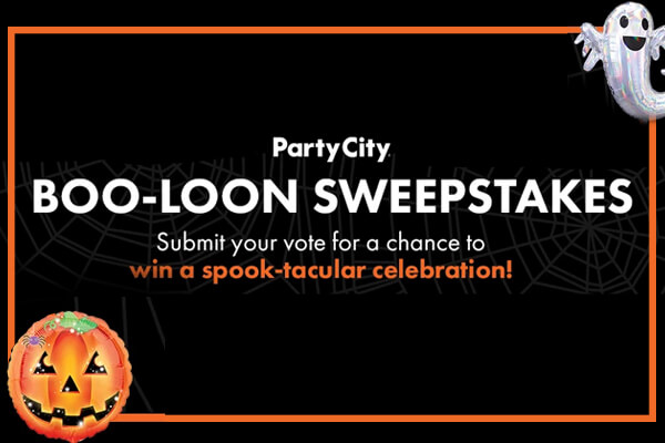 Boo-Loon Sweepstakes - Win a $250 Party City Gift Card