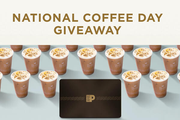 Peet's National Coffee Day Giveaway