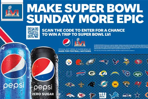 2021 Pepsi Super Bowl Trip Sweeps at Walmart
