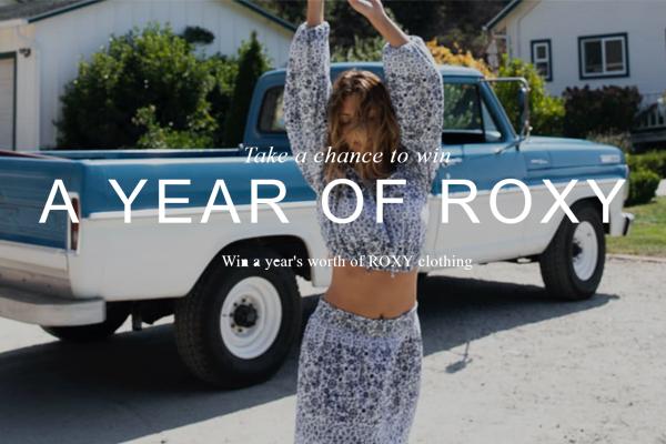 Win a Roxy for a Year Sweepstakes